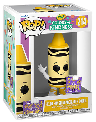 FUNKO POP Crayola Colors of Kidness Hello Sunshine 214 [PRE-ORDER] (8741367513424)