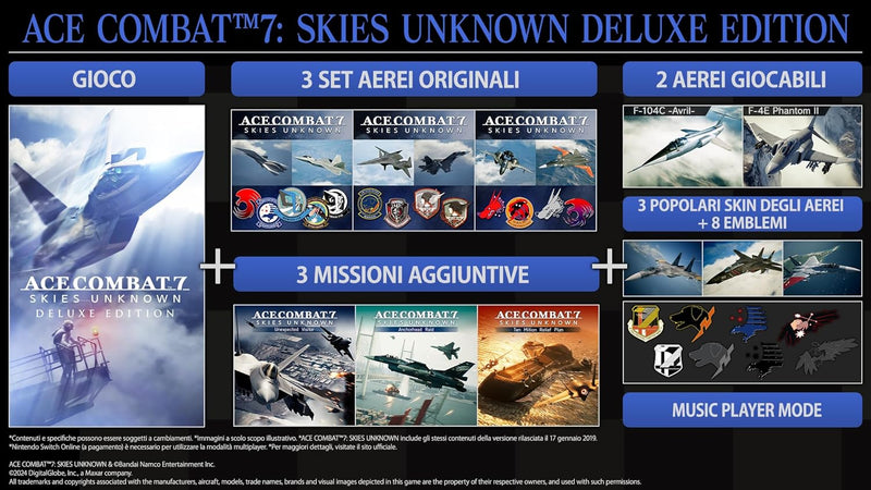 Ace Combat 7 Skies Unknown Deluxe Edition Switch Edizione Europea [PRE-ORDINE] (8784267346256)