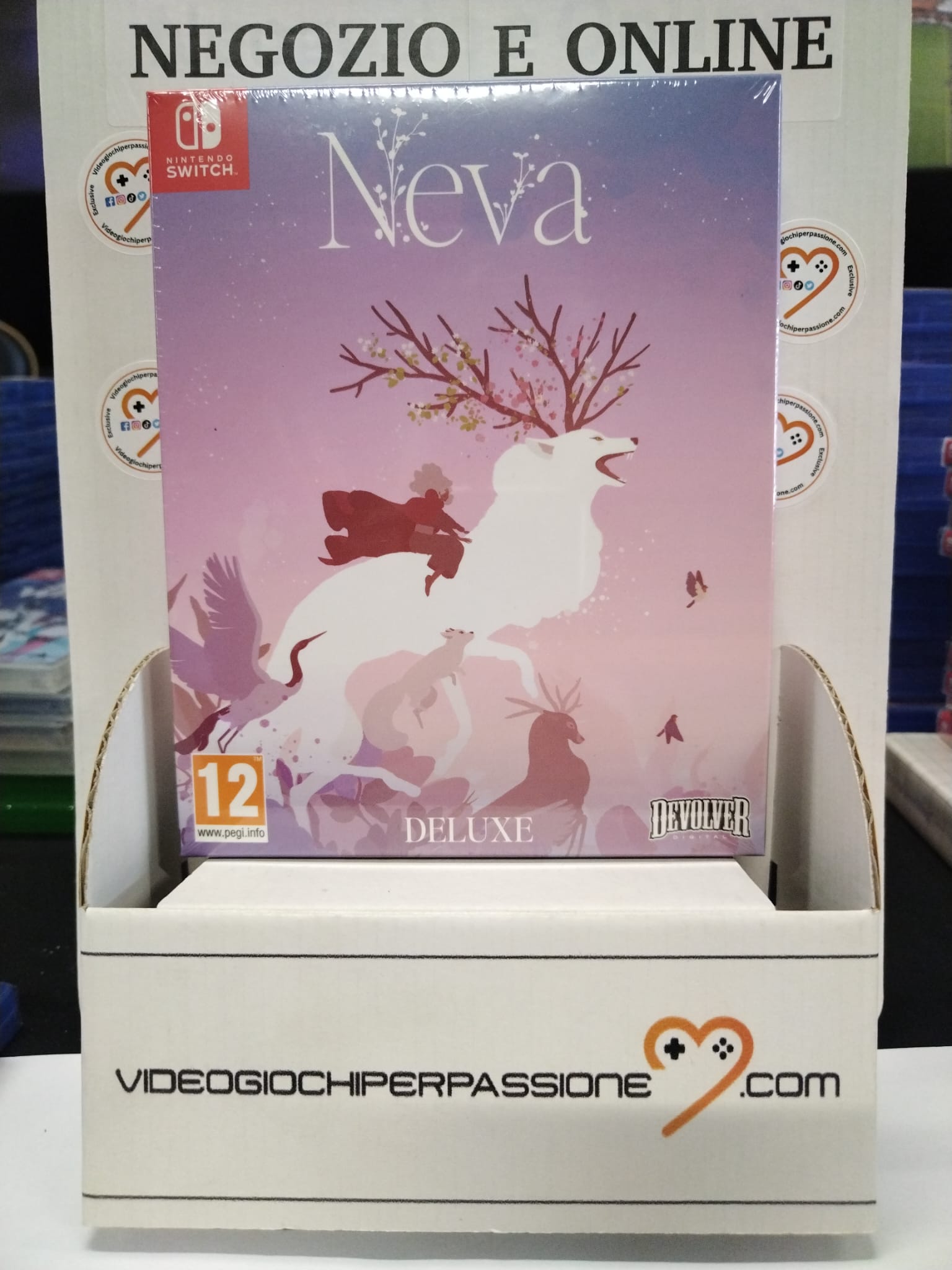 【新品】NEVA 限定版（NEVA DEVOLVER DELUXE） Neva Devolver Deluxe Nintendo Switch pudełkowa • Cena