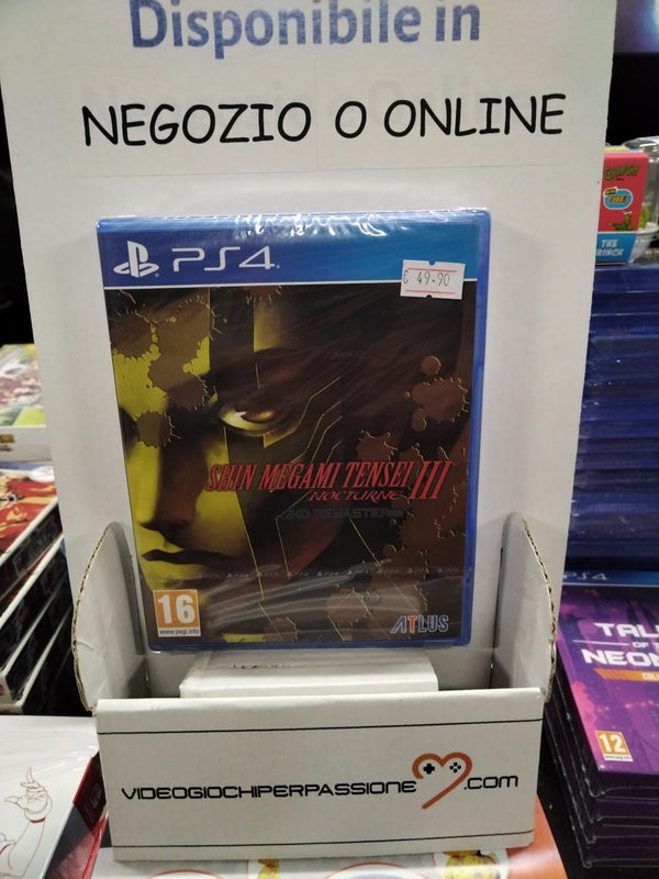 Shin Megami Tensei III: Nocturne HD Remaster Playstation 4 Edizione Europea (6544855236662)