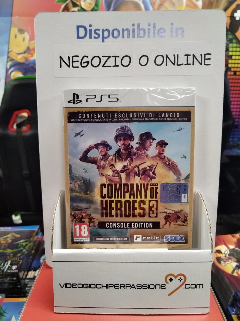 Company of Heroes 3 Launch Edition Metal Case Playstation 5 Edizione Italiana (8524861833552)