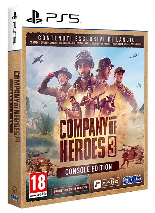 Company of Heroes 3 Launch Edition Metal Case Playstation 5 Edizione Italiana (8524861833552)