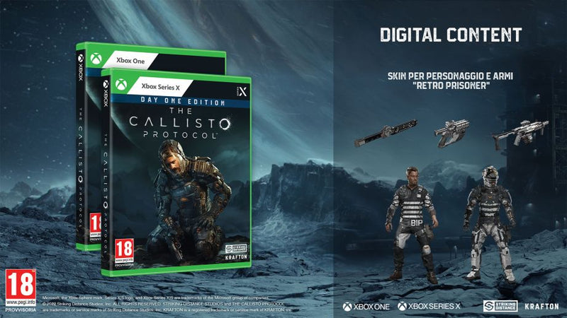 The Callisto Protocol Day One Edition Xbox One Edizione Europea [PRE-ORDINE] (6808345215030)