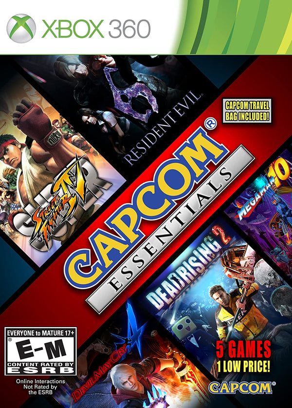 CAPCOM ESSENTIALS 5 GAMES PACK XBOX 360 EDIZIONE AMERICANA (4576354140214)