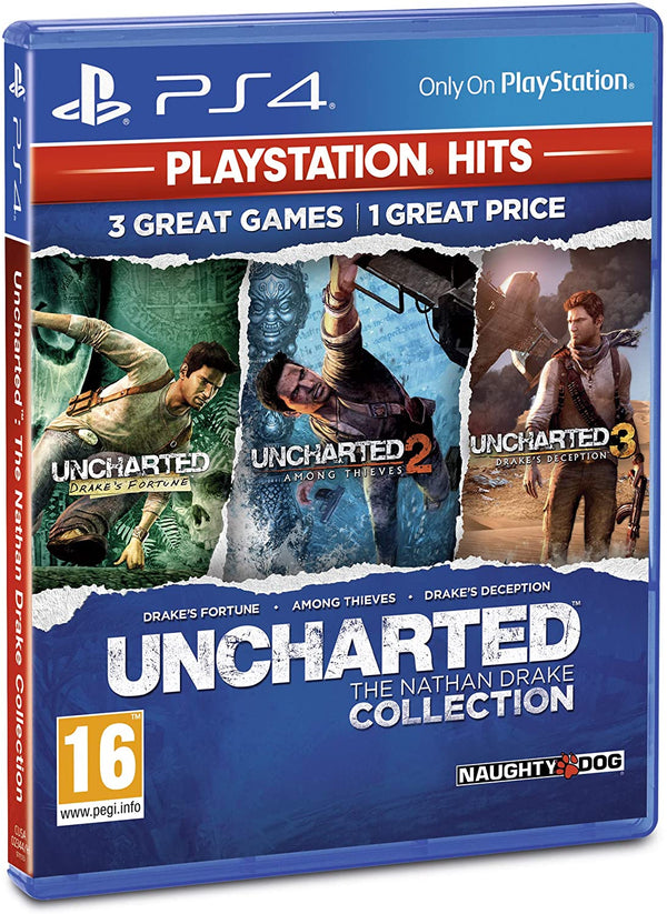 UNCHARTED COLLECTION PLAYSTATION HITS PLAYSTATION 4 EDIZIONE REGNO UNITO (4548034494518)