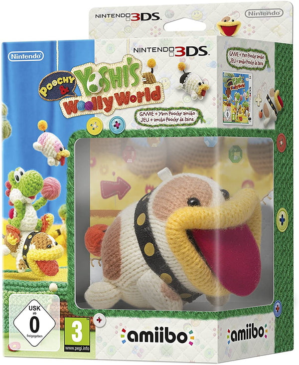 Poochy & Yoshi's Woolly World + amiibo - Nintendo 3DS (versione europeo) (4891749056566)