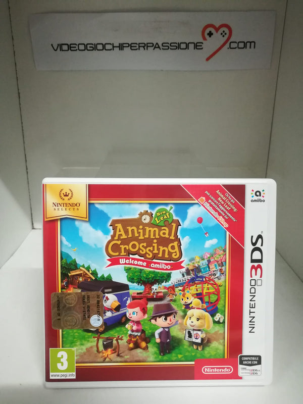 ANIMAL CROSSING NEW LEAF-WELCOME AMIIBO NINTENDO 3DS (usato versione ita.) (6727414906934)