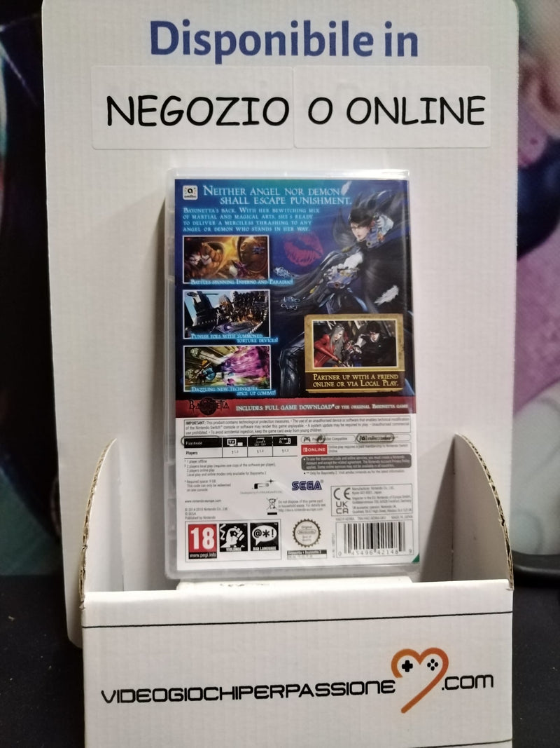 Bayonetta + Bayonetta 2 Nintendo Switch Edizione Regno Unito (4533550284854)