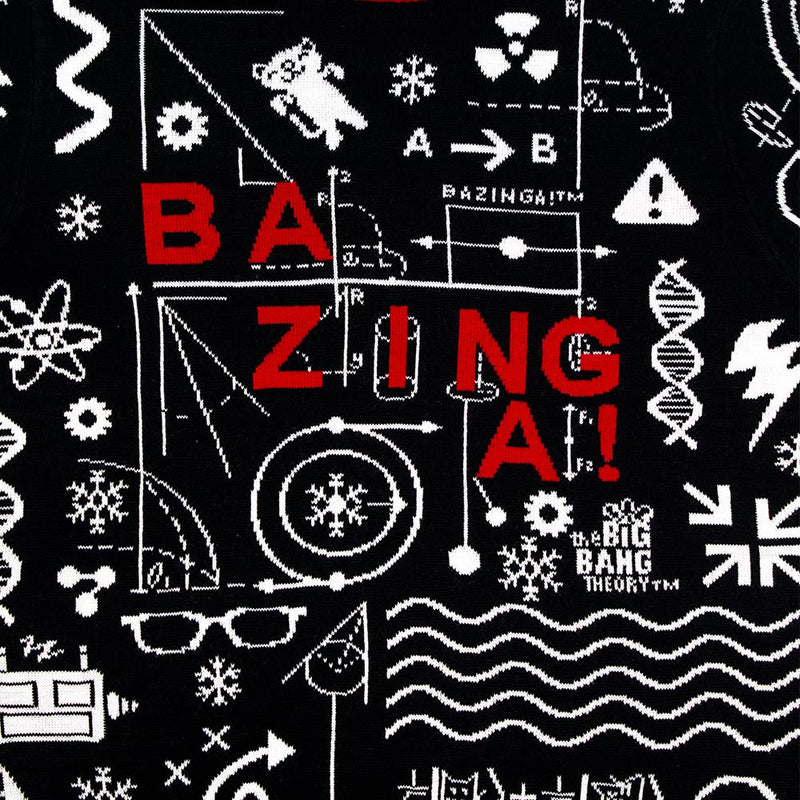 The Big Bang Theory "Bazinga" Maglione Ufficiale Natalizio -  Ugly Sweater (8001184006446)