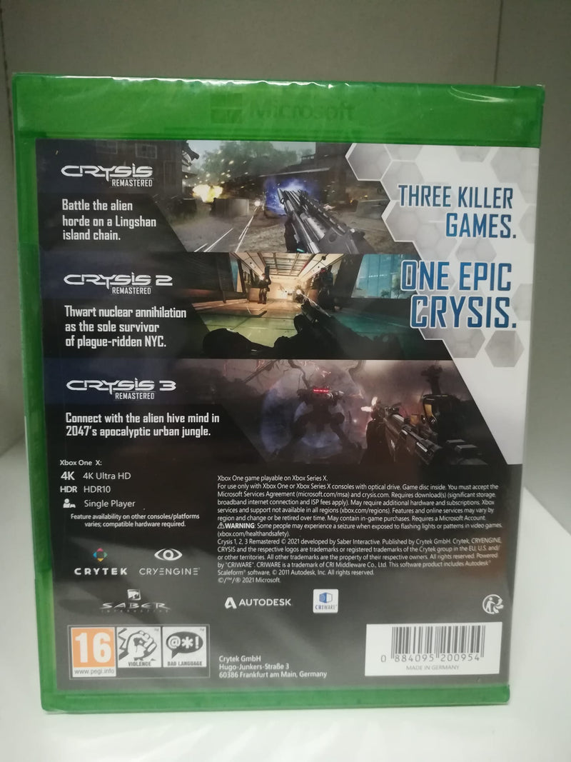Crysis Remastered Trilogy Xbox One/Xbox Serie X Edizione Europea (6615263182902)