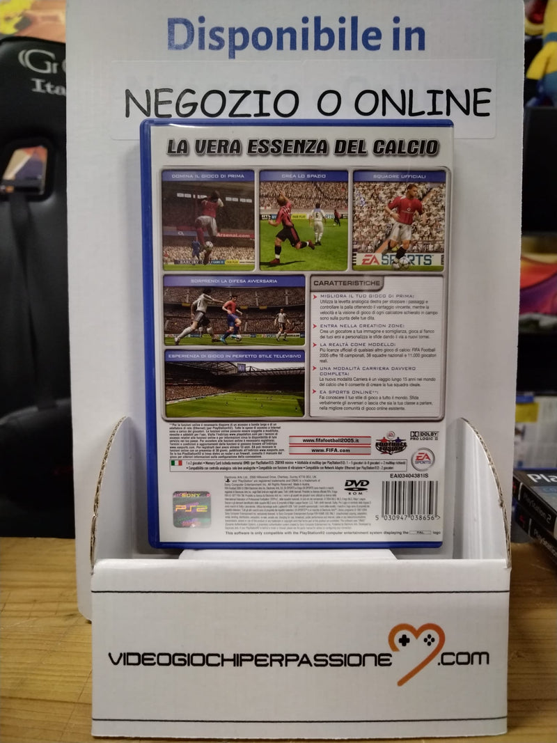 FIFA FOOTBALL 2005 PS2 (usato garantito)(versione italiana) (8138766582062)
