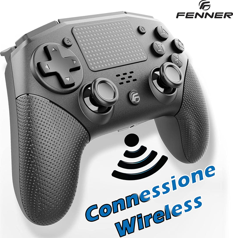 Controller per Ps4 (V2) PS4/Pro/Slim/PC/Steam PROGRAMMABILE, Joypad Wireless (6818946646070)