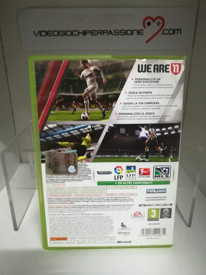 FIFA 11 XBOX 360 (usato)(versione italiana) (6690098675766)