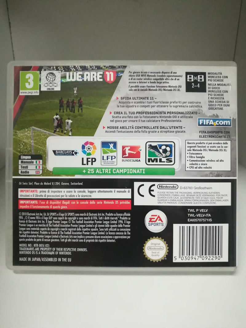 FIFA 11 NINTENDO DS (versione italiana usato garantito) (6636428492854)