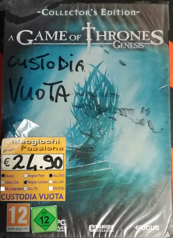 A GAME OF THRONES GENESIS COLLECTOR'S EDITION PC GAMES EDIZIONE INGLESE (4568066129974)