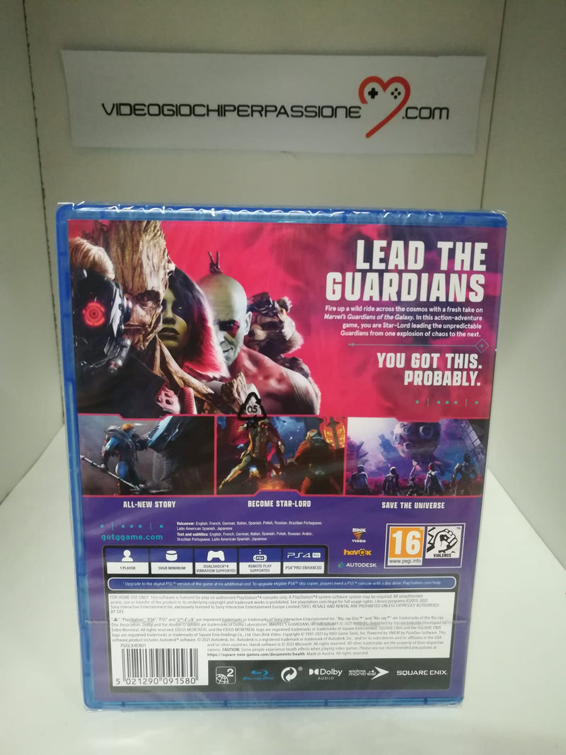 Marvel's Guardians of The Galaxy - Playstation 4  Edizione Europea - (6598166741046)
