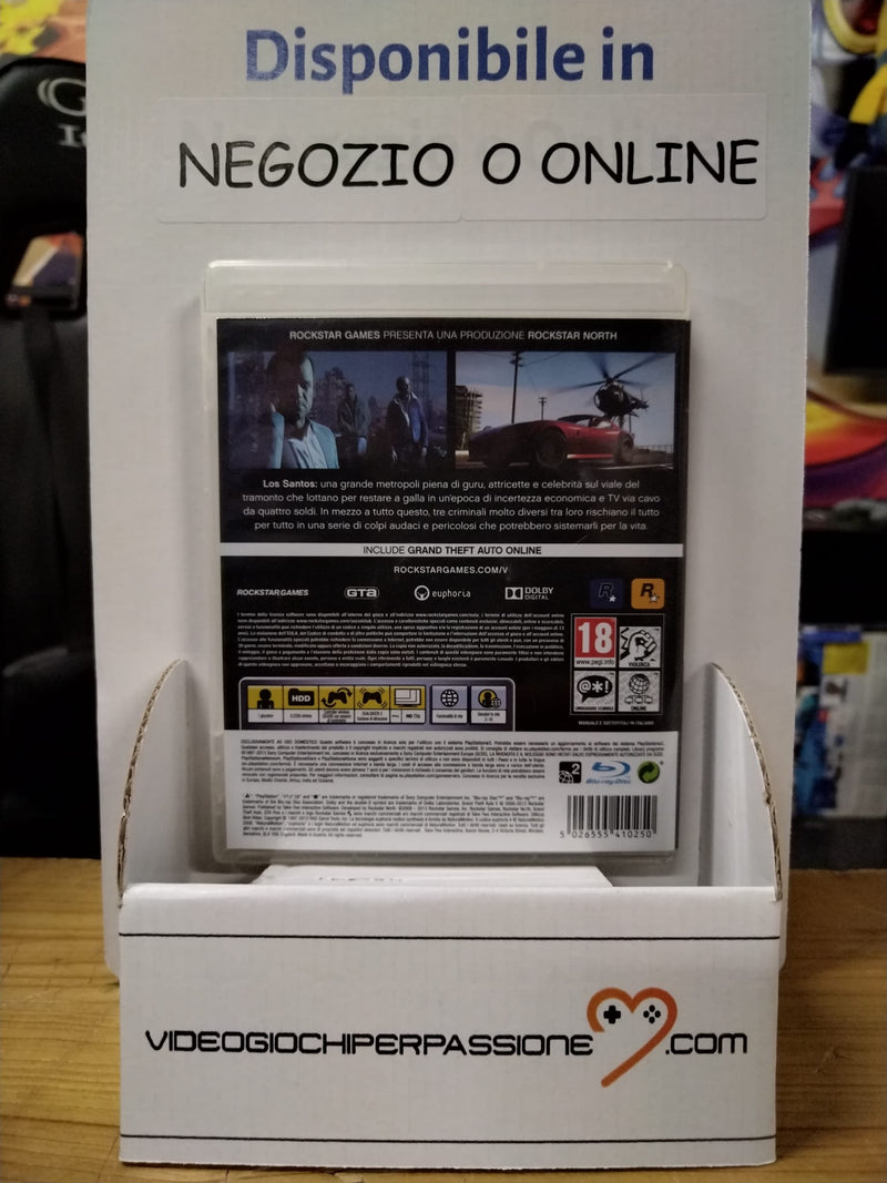 Grand Theft Auto V -GTA 5 PS3 (usato garantito)(versione italiana) (8139710988590)