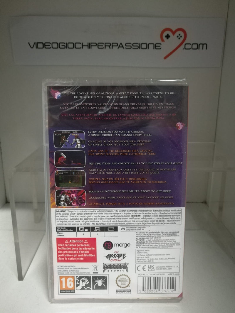 Infernax - Standard Edition Nintendo Switch Edizione Europea (6673373757494)