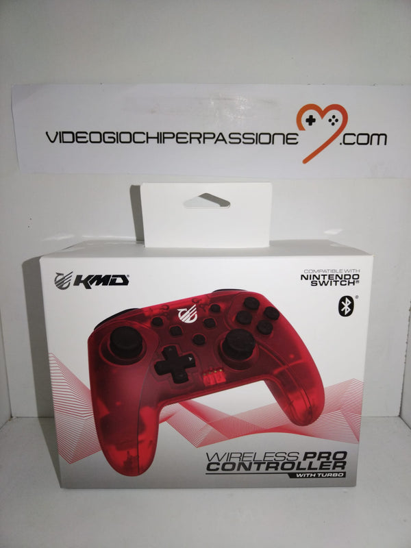 KMD Switch Pro WL Controller Red (8044545540398)