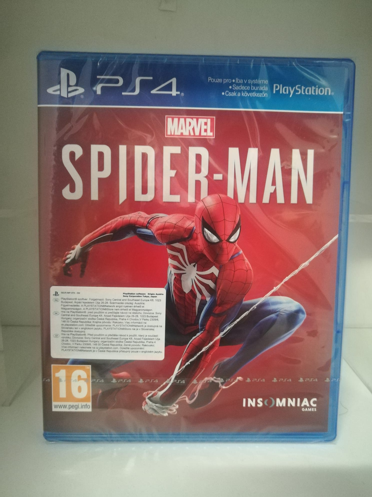 Marvel Spider-Man Playstation 4 Edizione Europea con Italiano