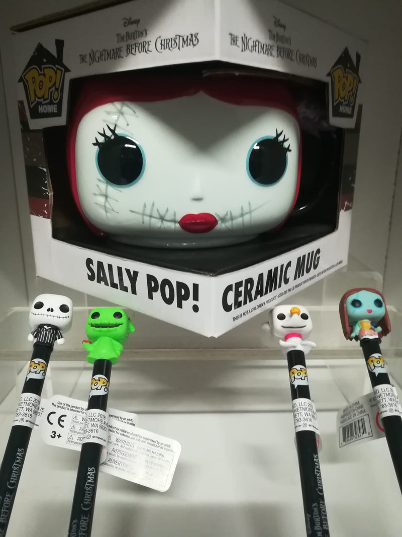 POP! CERAMIC MUG SALLY  +4 PENNE (Nightmare Before Christmas 25 Years ) (6541321601078)