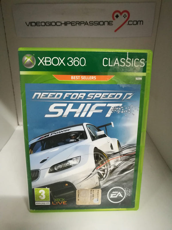 NEED FOR SPEED SHIFT XBOX 360 (usato garantito)(completamente in italiano) (6738088656950)