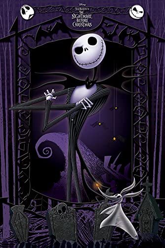 poster NIGHTMARE BEFORE CHRISTMAS  61 X 91,5 NUOVO (4712458092598)