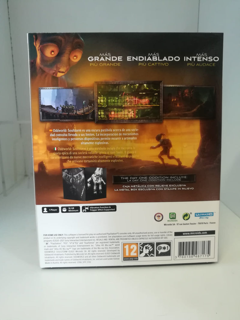 Copia del Oddworld: Soulstorm - Day One Oddition Steel Book Edition - PlayStation 5 Edizione Italiana (6616723357750)