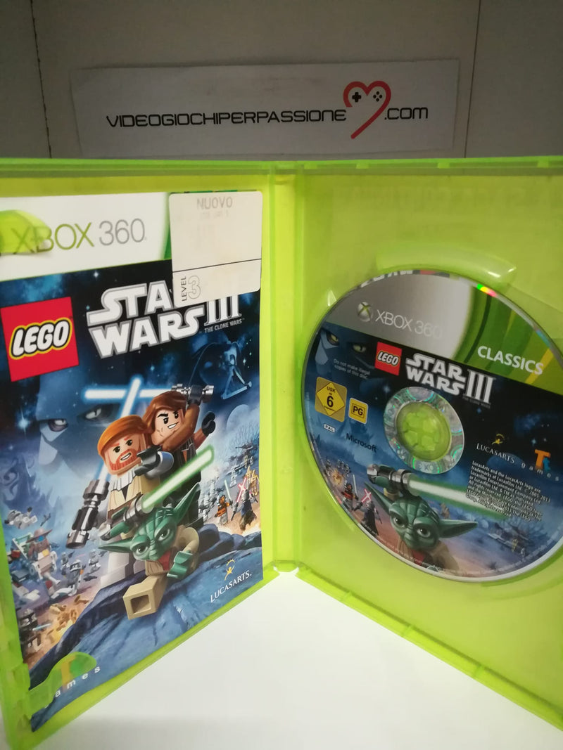 LEGO STAR WARS III THE CLONE WARS XBOX 360 (usato garantito)(versione italiano) (6736492331062)