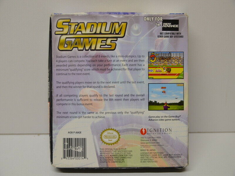 STADIUM GAMES NINTENDO GBA (versione americana) (4663719690294)