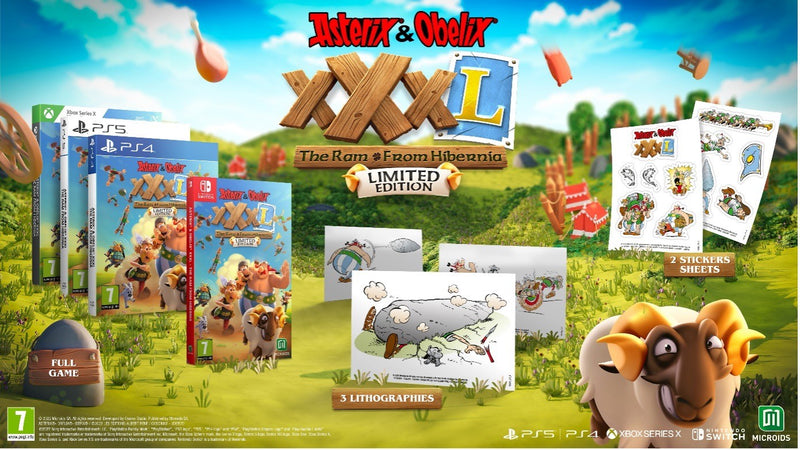 Asterix & Obelix XXXL: The Ram From Hibernia - Limited Edition Playstation 4 [PREORDINE] (6859727568950) (6859727798326)