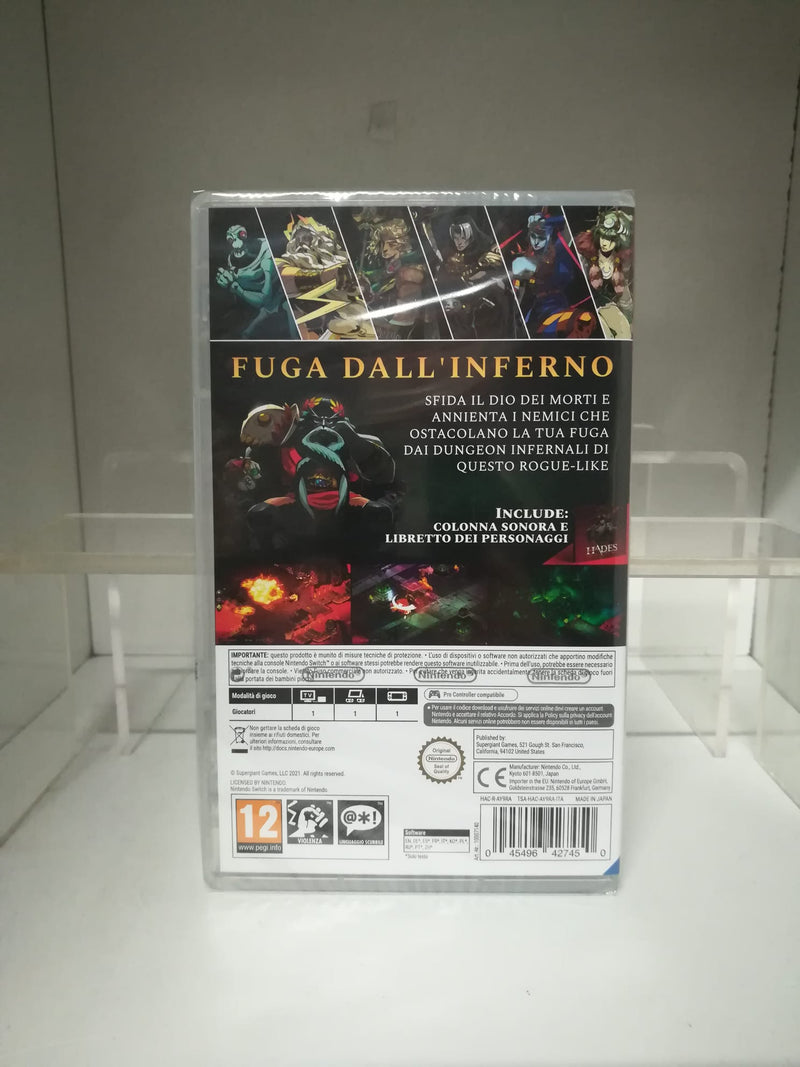 Hades Edizione Fisica - Nintendo Switch - Edizione Italiana (4917966110774)