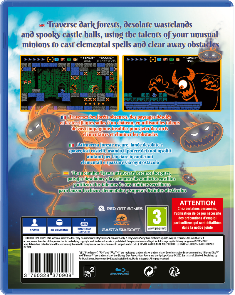 Ravva And The Cyclops Curse Playstation 4 Edizione Europea (6837289123894)