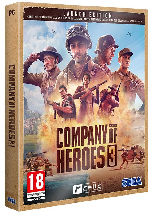 Company of Heroes 3 Launch Edition Metal Case PC Games [PRE-ORDINE] (6837771862070)