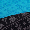 Maglione ufficiale di Star Trek 'Trek The Halls' blu -  Ugly Sweater (8001027080494)