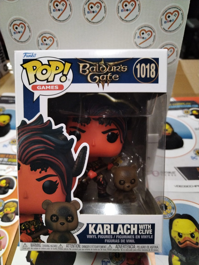 Funko POP! Baldur's Gate 3 - Astarion, Karlach With Clive, Shadowheart With Artifact (9697376403792)