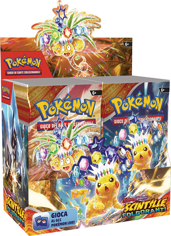 Pokemon Scintille Folgoranti Box 36 Buste [PRE-ORDER] (9574640877904)