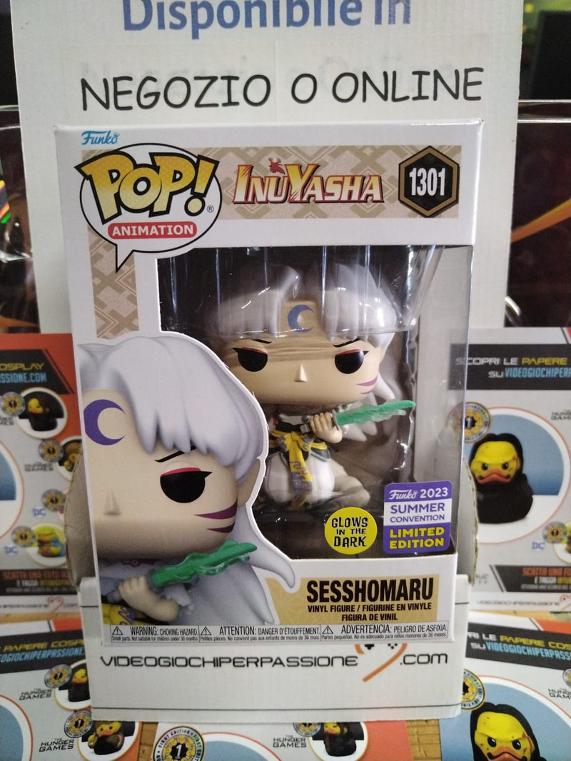 Funko Pop! Inuyasha - Sesshomaru - Glow-in-The-Dark (2023 Summer Convention Exclusive) (9612975079760)