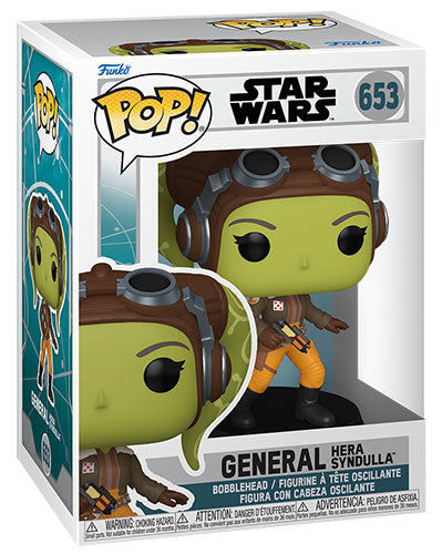 FUNKO POP Star Wars Ahsoka General Hera Syndulla Bobble 653 [PRE-ORDER] (8664072618320)