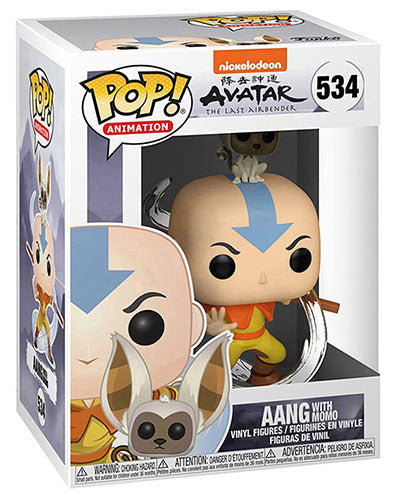 FUNKO POP Avatar Aang w/Momo 534  [PRE-ORDER] (8641908965712)