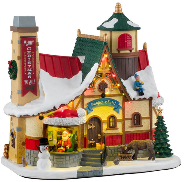 15742 LEMAX Santa's Chalet + 4.5V Adaptor [PRE-ORDER] (9576710013264)