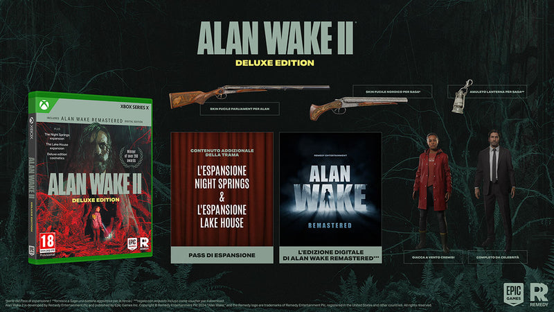 Alan Wake II Deluxe Edition Xbox Serie X [PRE-ORDINE] (9532925542736)