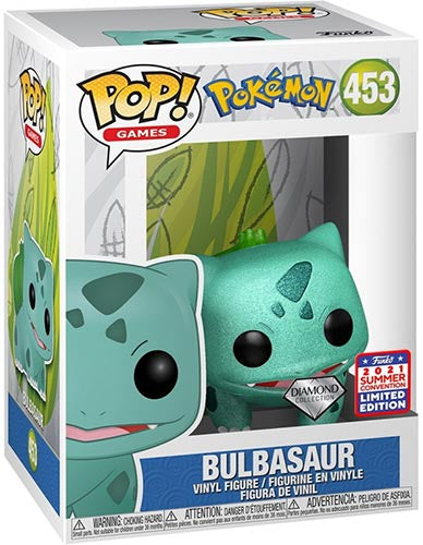 FUNKO POPS Pokemon Bulbasaur Diamond Col 453 [PRE-ORDER] (8688287416656)