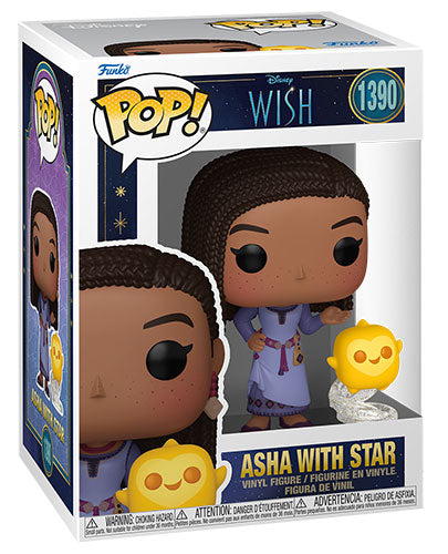 FUNKO POP Disney Wish Asha w/Star 1390  [PRE-ORDER] (8706381414736)