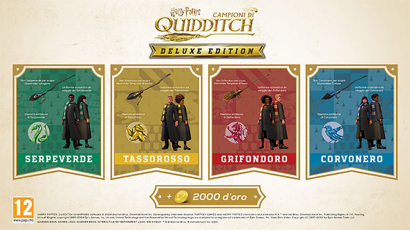 Harry Potter Campioni di Quidditch Deluxe Edition Playstation 4 Edizione Europea [PRE-ORDINE] (9575729889616)