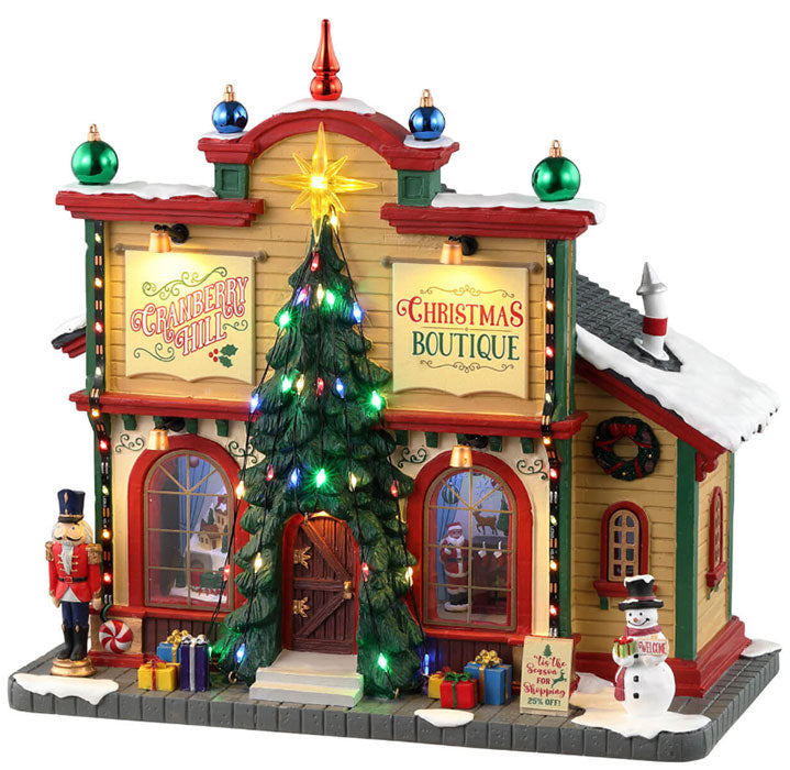 35023 LEMAX Cranberry Hill Christmas Boutique (4.5V) [PRE-ORDER] (9576717287760)