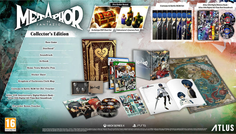 Metaphor ReFantazio Collector's Edition Playstation 5 Edizione Europea [PRE-ORDINE] (9252208509264)