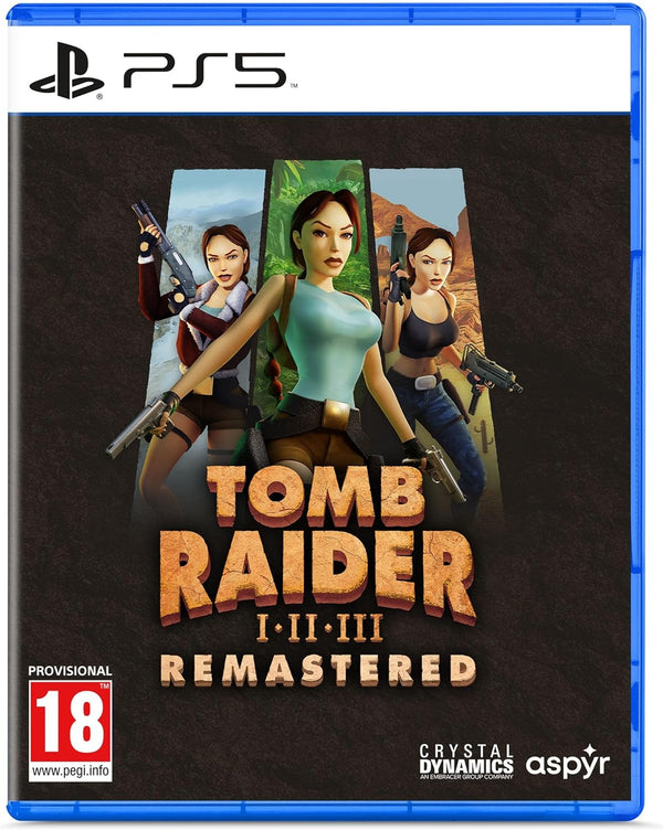 Tomb Raider I-III Remastered Starring Lara Croft Playstation 5 Edizione Europea [PRE-ORDINE] (9245959094608)
