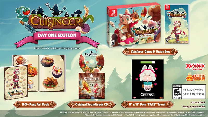 Cuisineer - Day One Edition Nintendo Switch Edizione Americana [PRE-ORDER] (9702970065232) (9702981304656)