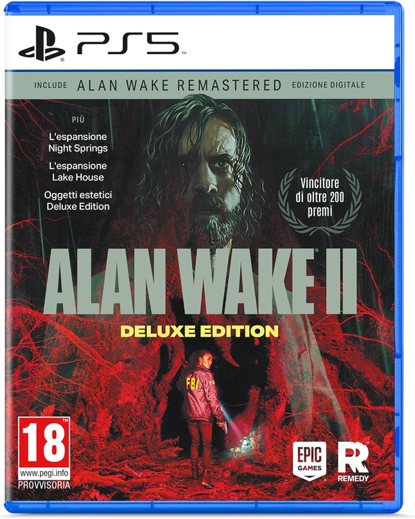 Alan Wake 2 Deluxe Edition Playstation 5 Edizione Italiana [PRE-ORDINE] (9269941010768)